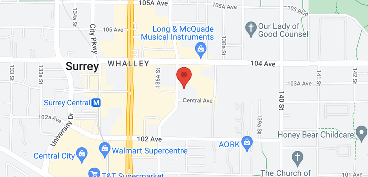 map of 10322 WHALLEY BOULEVARD